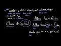 Subject direct object and indirect object Syntax Khan Academy