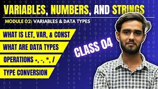 JavaScript Variables Data Types Operators Type Conversion Full Stack JS Python Class 04