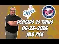 Los Angeles Dodgers vs Minnesota Twins 26 MLB Pick Prediction MLB Betting Tips