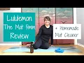 Lululemon The Mat review PLUS how to make yoga mat cleaner