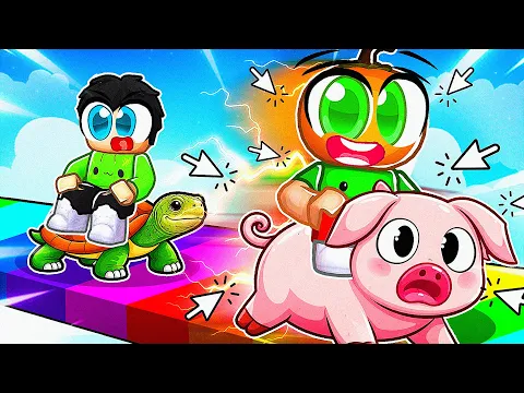 Video Thumbnail: Dünyanın EN HIZLI Hayvanıyla Yarıştım! 🐶 | Roblox