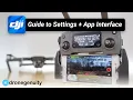 DJI Go 4 App Tutorial Complete Guide to Settings App Interface