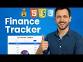 Create Your Own Finance Tracker Budget Planner for Beginners HTML CSS and JS