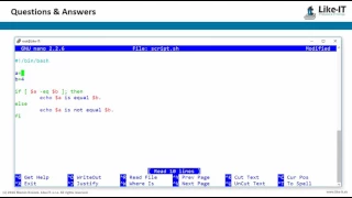 bash how to compare numbers