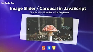 Build a Responsive Image Carousel with Arrows Auto Slide HTML CSS JavaScript