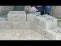 10 Make VERSA-LOK walls with 45-degree inside corners