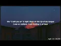 girl in red - blue (lyrics)