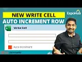 How to Use UiPath Write Cell Auto Increment Row Feature