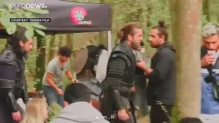 من كواليس مسلسل قيامة ارطغرل الجزء الخامس 