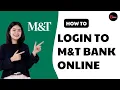 How To Login To M T Bank Online