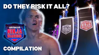 Who can conquer the MEGA warped wall? 🤑 | Australian Ninja Warrior | S3 | Compilation