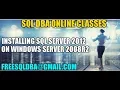 INSTLLING SQL SERVER 2012 ON WINDOWS SERVER 2008R2