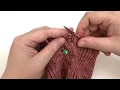 How to work twisted decreases