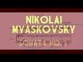Nikolay Myaskovsky - Cello Sonata No. 1, Op. 12 (1911) [Score-Video]