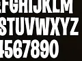 Despicable Me logo font