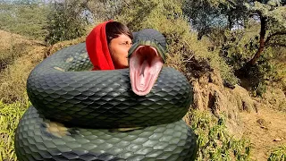Anaconda Chase In Real Life🐍  | Compilation Video | #Snake #Anaconda