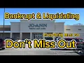 JOANN Bankrupt and Liquidating