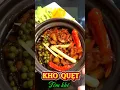 Lagu Kho quẹt kiểu xưa #food #mientay #monngonmoingay #huongviquehuong #nauan