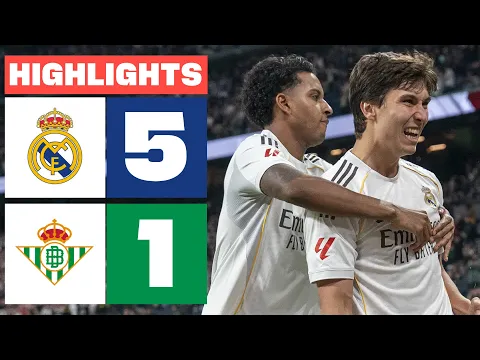 Video Thumbnail: REAL MADRID 5 - 1 REAL BETIS | RESUMEN LALIGA EA SPORTS