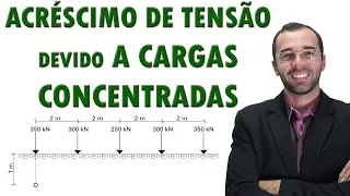 Como calcular acréscimos de tensão por carga concentrada? [GEOTECNIA: MECÂNICA DOS SOLOS]