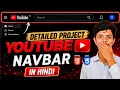 How to Build YouTube Clone using HTML CSS Part 1 Navbar Header Tutorial