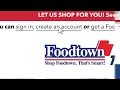 Foodtown on the Go How to get started