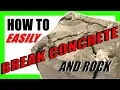 Download Lagu How To Break Concrete and Rock For Easy Removal | GeoBreak NON-EXPLOSIVE Expanding Grout