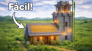 La casa más facil para empezar en Minecraft! 🏠
