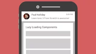 Ionic 3 - Lazy Loading Components