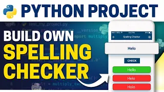 Build Your Own Spelling Checker Using Python in 20 Minutes Python Project - Full Tutorial