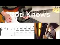 Download Lagu God Knows… (guitar cover with tabs \u0026 chords)