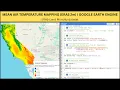 Mean Air Temperature Map ERA5 2m Air Temperature Mapping in Google Earth Engine