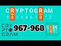 CRYPTOGRAM level 967 968