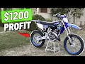 Flipping this Yamaha YZ125 for 1200 PROFIT
