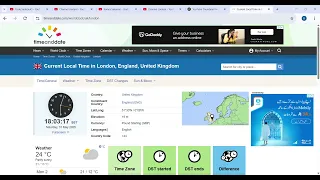 Current Local Time in London England United Kingdom Google Chrome 2025 05 31 22 00 53