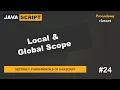Local Global Scope Fundamentals of JavaScript A Complete JavaScript Course