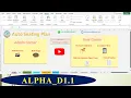 Auto Seating Plan in Excel 40 Halls 10 Rows 8 Columns Version Alpha Design 1 1