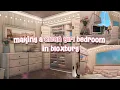 Making A CLEAN GIRL BEDROOM In BLOXBURG