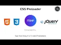 How to add Preloader in website using HTML CSS JQuery Easy way to add preloader in website