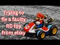 Trying to fix a faulty Mario Kart 8 RC toy that I bought from Ebay
