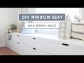 DIY Window Seat with Ikea Nordli Hack