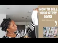 How to exactly sell used dirty socks online for MONEY how to package for shipping apps that work