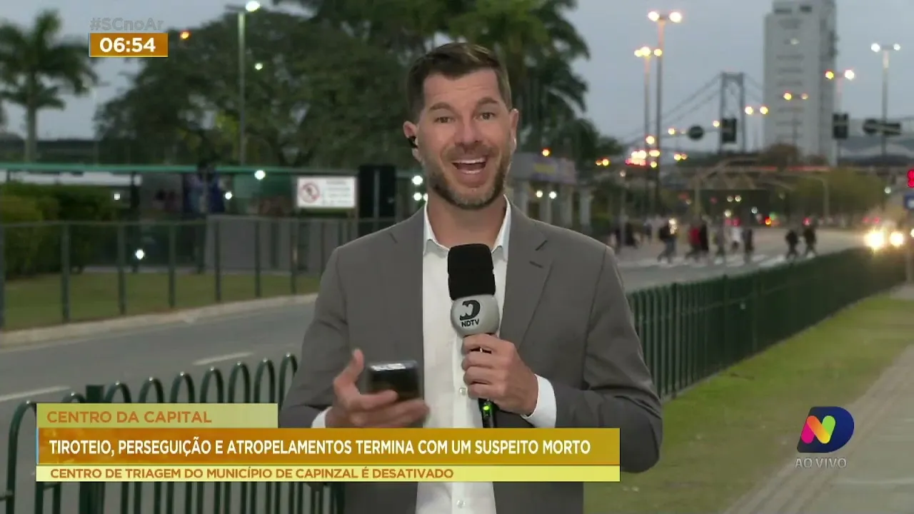 Tiroteio, atropelamento, morte e tragédia em escola são registrados em Florianópolis