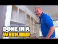 600 DIY Cabinet Paint Job Contractor Quoted 4000