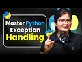 Why Your Python Code Breaks Exception Handling Explained
