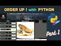 Python Tkinter Project - Restaurant Order System