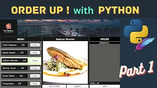 Python Tkinter Project - Restaurant Order System