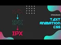 SVG Text Animation Just By Using HTML CSS