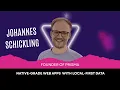 Johannes Schickling Native-Grade Web Apps with Local-First Data ViteConf 2025