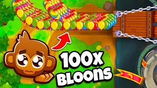 100x Bloons on Dark Castle Help me